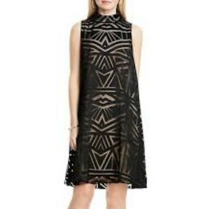 NEW Vince Camuto Geo Print Cocktail Dress sz 2